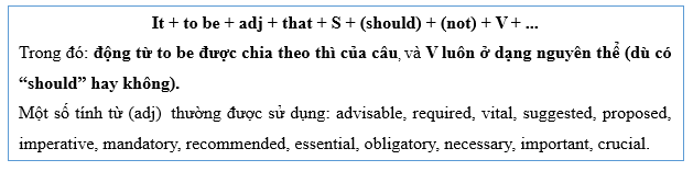 (Ôn thi ĐGNL, ĐGTD) Chuyên đề: Thức giả định (The subjunctive mood)