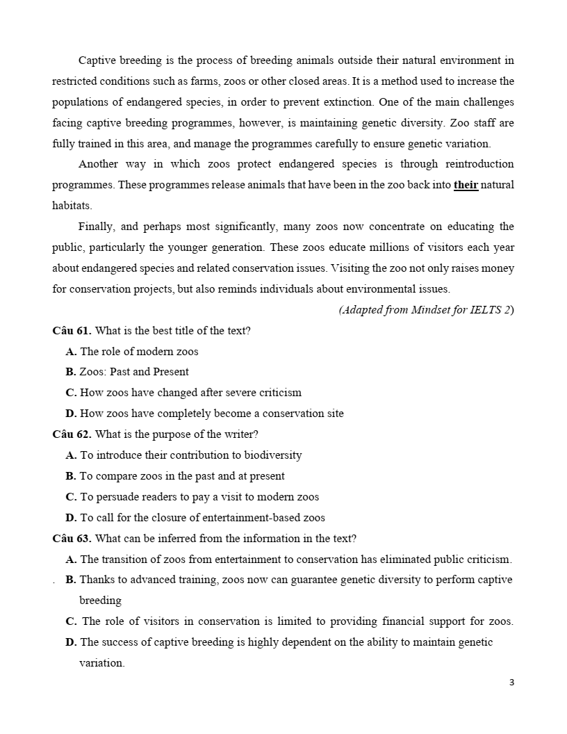 5+ Đề thi ĐGNL Bộ Công an môn Tiếng Anh (có lời giải)