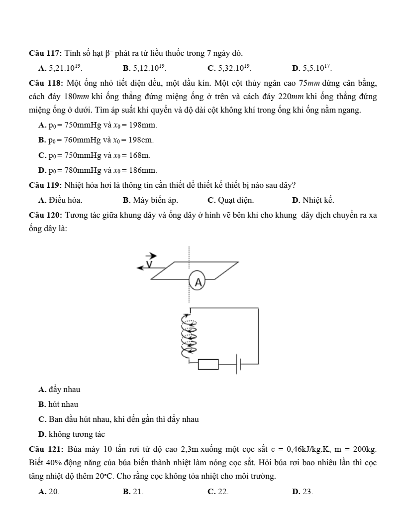 10+ Đề thi ĐGNL Bộ Quốc phòng phần Khoa học (có lời giải)