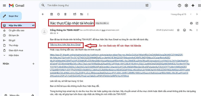 Hướng dẫn đăng ký tài khoản Đánh giá tư duy TSA 2026