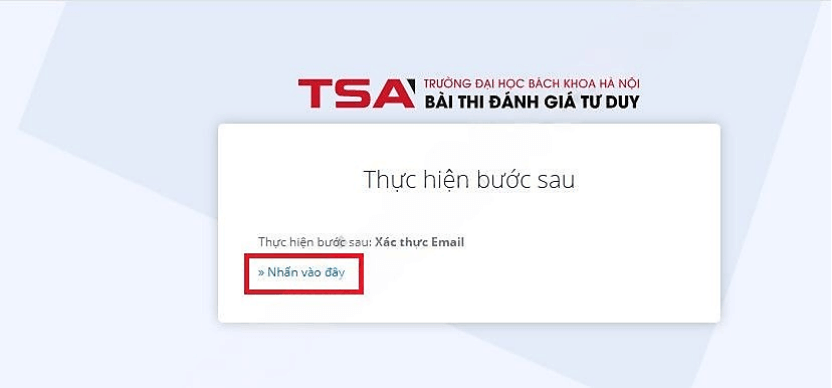 Hướng dẫn đăng ký tài khoản Đánh giá tư duy TSA 2026