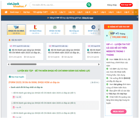 Tổng hợp tài liệu ôn thi đánh giá năng lực TP HCM 2026