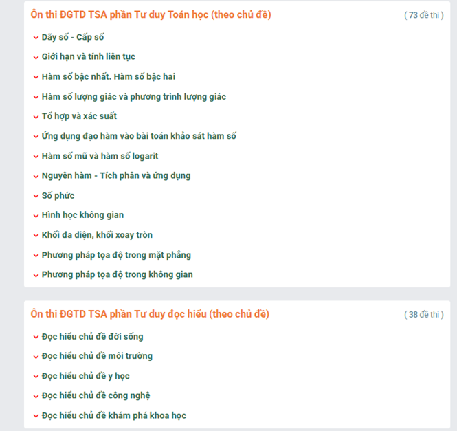 Tổng quan về kỳ thi TSA 2026 và những điều thí sinh cần lưu ý để đạt điểm cao