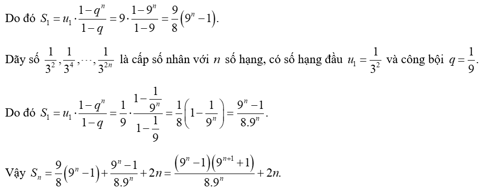 (Ôn thi ĐGNL, ĐGTD) Cấp số nhân