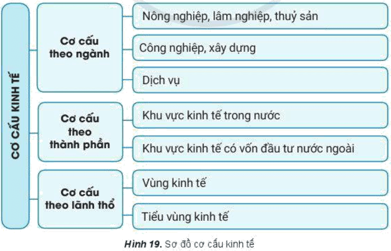 Lý thuyết Địa Lí 10 Cánh diều Bài 19: Cơ cấu nền kinh tế, tổng sản phẩm trong nước và tổng thu nhập quốc gia (ảnh 1)