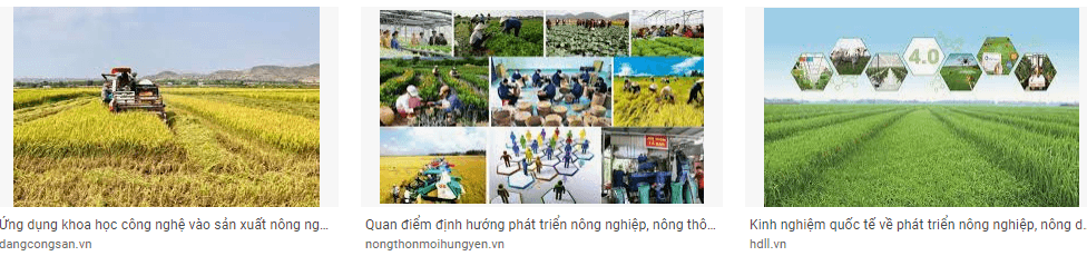 Sưu tầm thông tin về vai trò của ngành nông nghiệp đối với sự phát triển kinh tế - xã hội