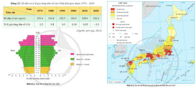 Trình bày đặc điểm dân cư của Nhật Bản (ảnh 1)