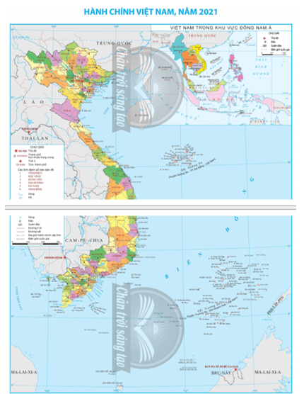Dựa vào bản đồ hành chính Việt Nam và thông tin trong bài, hãy xác định đặc điểm vị trí địa lí của nước ta