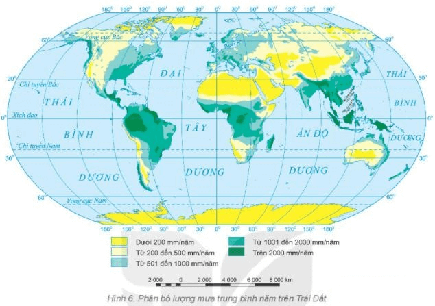 Lý thuyết Địa Lí 6 Bài 16: Nhiệt độ không khí. Mây và mưa | Kết nối tri thức