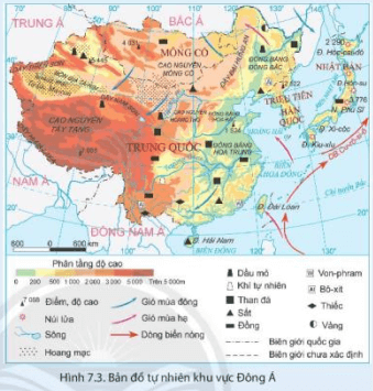 Lý thuyết Địa Lí 7 Chân trời sáng tạo Bài 7: Bản đó chính trị châu Á, các khu vực của châu Á