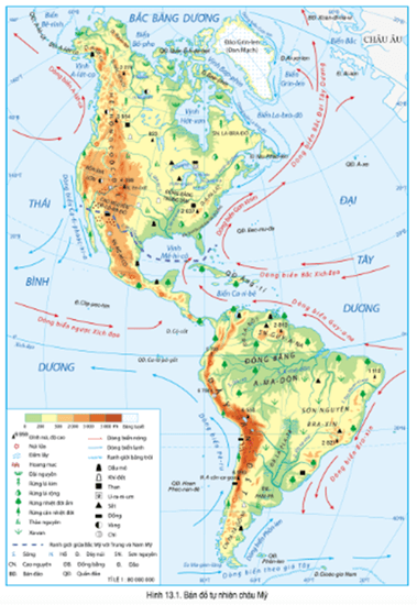 Lý thuyết Địa Lí 7 Kết nối tri thức Bài 14: Đặc điểm tự nhiên Bắc Mỹ