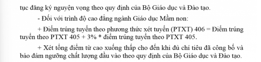 Điểm chuẩn Cao đẳng Kon Tum 2025 (2024, 2023, ...)