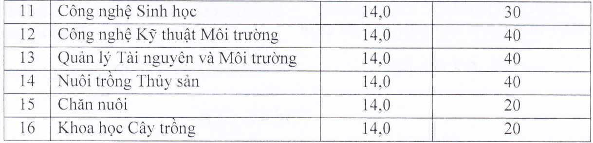 Điểm chuẩn Đại học Kiên Giang 2024 (2023, 2022, ...)