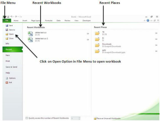File Menu