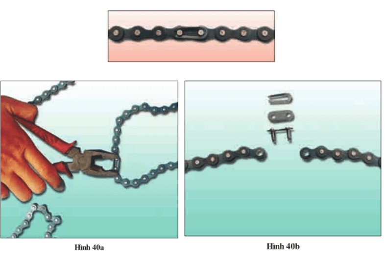 Lý thuyết Công nghệ 9 Bài 8: Thực hành: Thay xích, líp