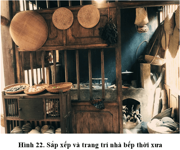 Lý thuyết, trắc nghiệm Công nghệ 9 Bài 3 (có đáp án): Sắp xếp và trang trí nhà bếp