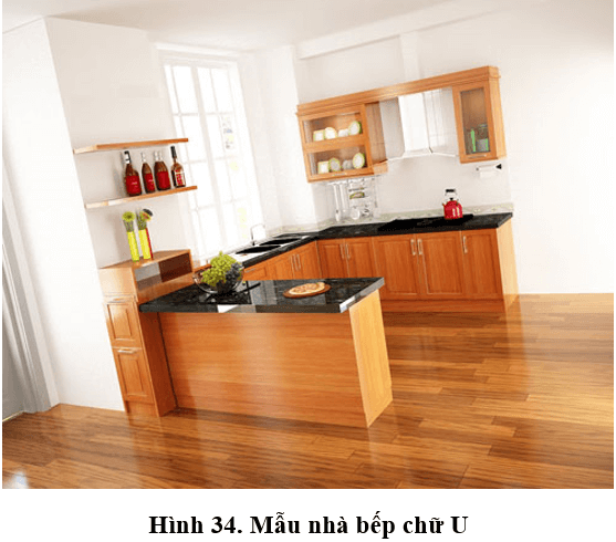 Lý thuyết, trắc nghiệm Công nghệ 9 Bài 3 (có đáp án): Sắp xếp và trang trí nhà bếp