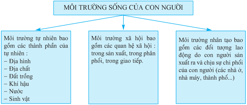 Lý thuyết Địa Lí 10 Bài 41: Môi trường và tài nguyên thiên nhiên | Lý thuyết Địa Lí 10 ngắn gọn