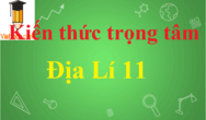 Tóm tắt Kiến thức trọng tâm Địa Lí 11 chi tiết