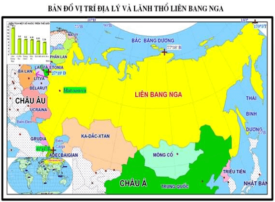 Lý thuyết Địa Lí 11 Bài 8 Tiết 1: Tự nhiên, dân cư, xã hội | Lý thuyết Địa Lí 11 ngắn gọn