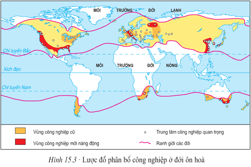 Lý thuyết Địa Lí 7 Bài 15 Kết nối tri thức, Chân trời sáng tạo, Cánh diều 