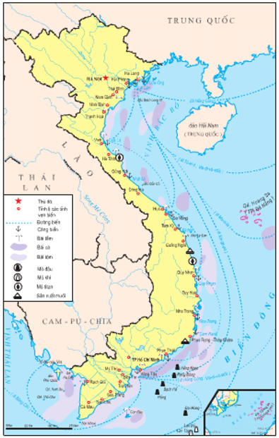 Lý thuyết Địa Lí 9 Bài 39: Phát triển tổng hợp kinh tế và bảo vệ tài nguyên, môi trường Biển - Đảo hay, chi tiết (tiếp theo) 