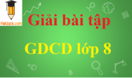 GDCD 8 (sách mới) | Soạn, Giải Giáo dục công dân 8 (sách mới)