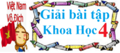 Khoa học lớp 4 | Giải bài tập SGK Khoa học lớp 4 (hay nhất)