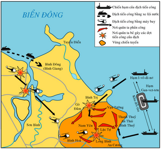 Bài 22: Nhân dân hai miền trực tiếp chiến đấu chống đế quốc Mĩ xâm lược, nhân dân miền bắc vừa chiến đấu vừa sản xuất (1965-1973)