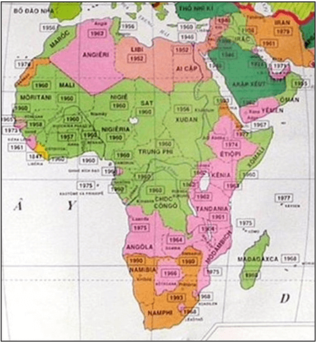 Lý thuyếtLịch Sử 12 Bài 5: Các nước châu Phi và Mĩ Latinh | Lý thuyết Lịch Sử 12 ngắn gọn