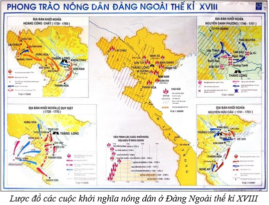 Lý thuyết Lịch Sử 7 Bài 24: Khởi nghĩa nông dân đàng ngoài thế kỉ XVIII hay, chi tiết