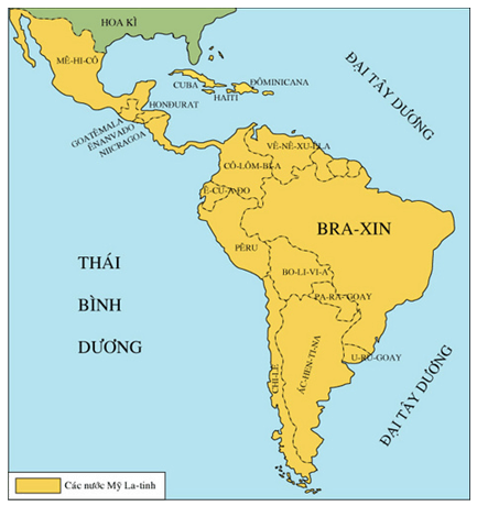 Lý thuyết Lịch Sử 9 Bài 7: Các nước Mĩ-Latinh (hay, chi tiết)