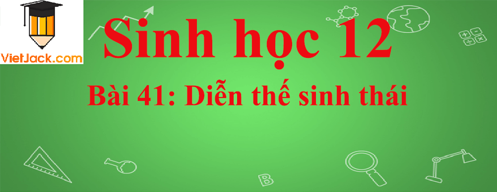 Sinh học lớp 12 Bài 41 (ngắn nhất): Diễn thế sinh thái