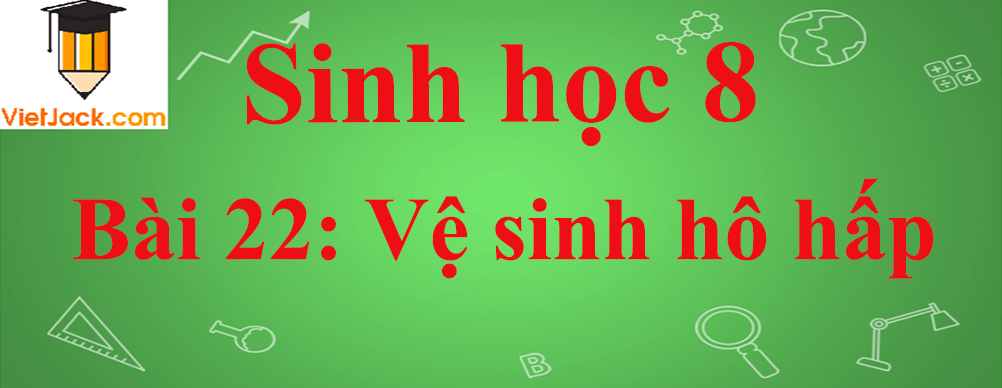 Sinh học lớp 8 Bài 22: Vệ sinh hô hấp ngắn nhất