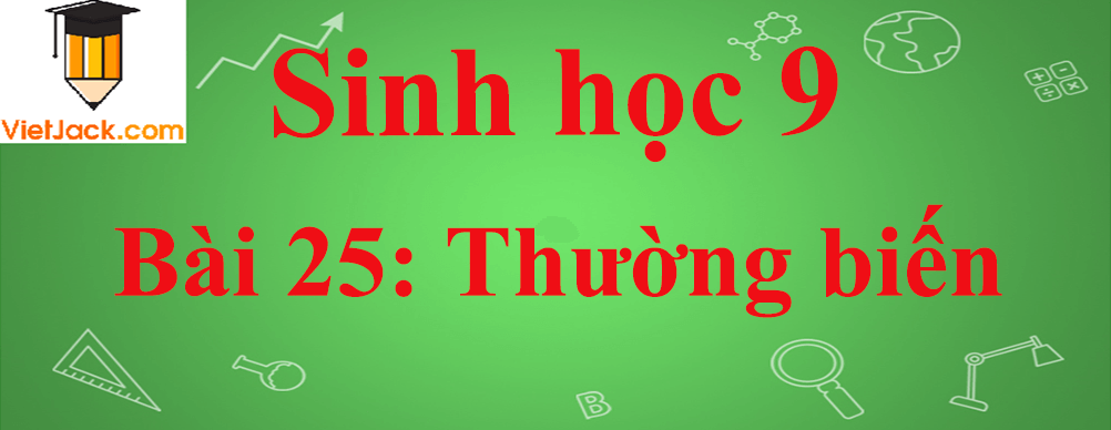 Sinh học lớp 9 Bài 25: Thường biến ngắn nhất