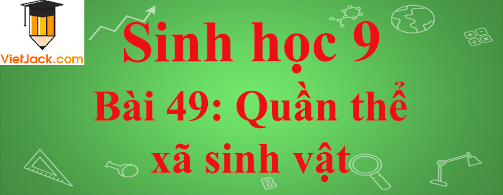 Sinh học lớp 9 Bài 49: Quần thể xã sinh vật ngắn nhất