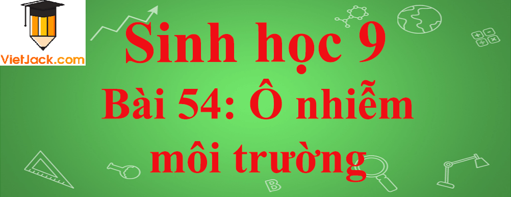 Sinh học lớp 9 Bài 54: Ô nhiễm môi trường ngắn nhất