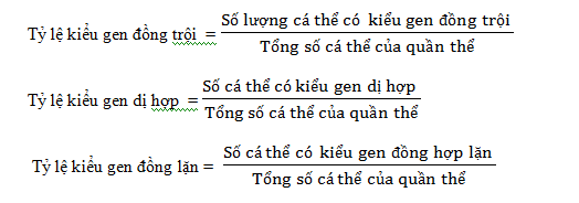 Bài 17: Cấu trúc di truyền của quần thể (tiếp theo)