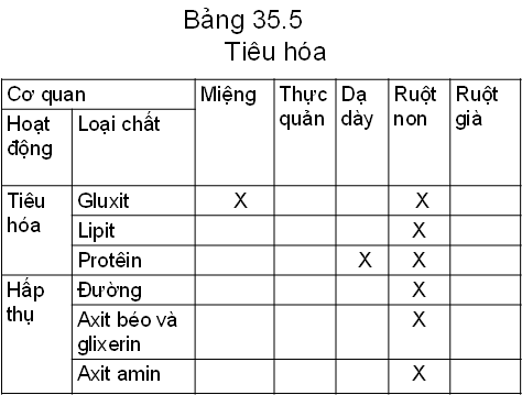 Lý thuyết Sinh học 8 Bài 35: Ôn tập học kì I hay, ngắn gọn