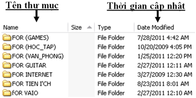 Lý thuyết Tin học 6 Bài 11: Tổ chức thông tin trong máy tính (hay, chi tiết)