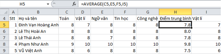 Giải bài tập Tin học 7 | Để học tốt Tin học 7