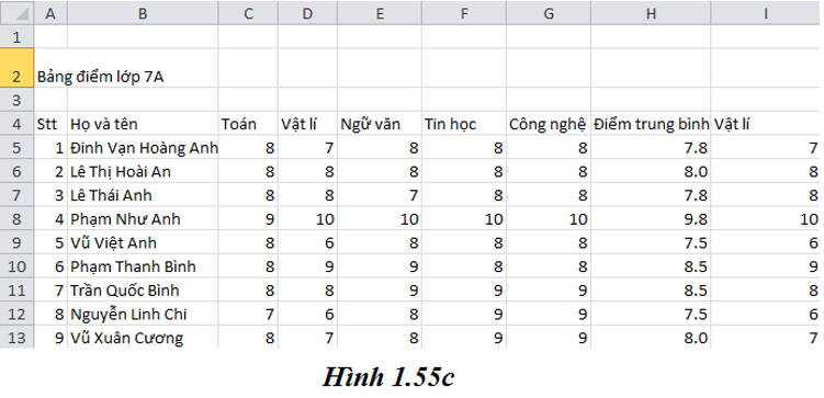 Giải bài tập Tin học 7 | Để học tốt Tin học 7