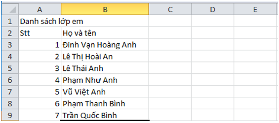 Giải bài tập Tin học 7 | Để học tốt Tin học 7