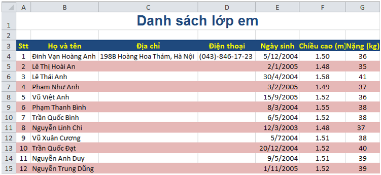 Giải bài tập Tin học 7 | Để học tốt Tin học 7