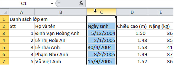 Giải bài tập Tin học 7 | Để học tốt Tin học 7