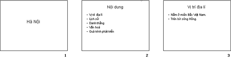 Lý thuyết Tin học 9 Bài thực hành 5: Bài trình chiếu đầu tiên của em - Lý thuyết Tin học 9 đầy đủ nhất