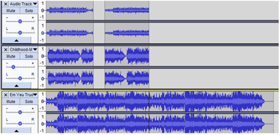 Lý thuyết Tạo sản phẩm âm thanh bằng Audacity - Lý thuyết Tin học 9 đầy đủ nhất