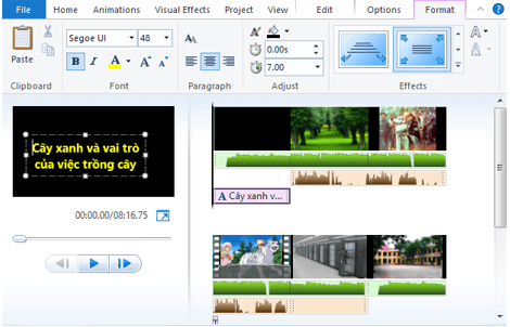 Lý thuyết Tạo video ngắn bằng Movie Maker - Lý thuyết Tin học 9 đầy đủ nhất