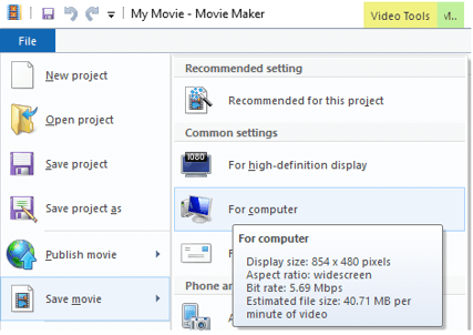 Lý thuyết Tạo video ngắn bằng Movie Maker - Lý thuyết Tin học 9 đầy đủ nhất