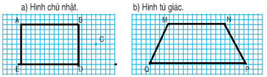 Giải Toán lớp 2 trang 23 Hình chữ nhật - Hình tứ giác  